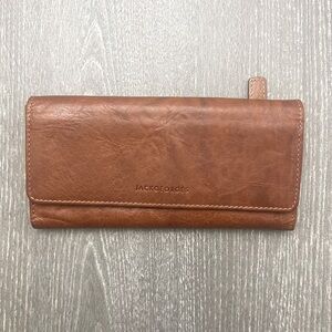 New 7.5” JackGeorges accordian style wallet